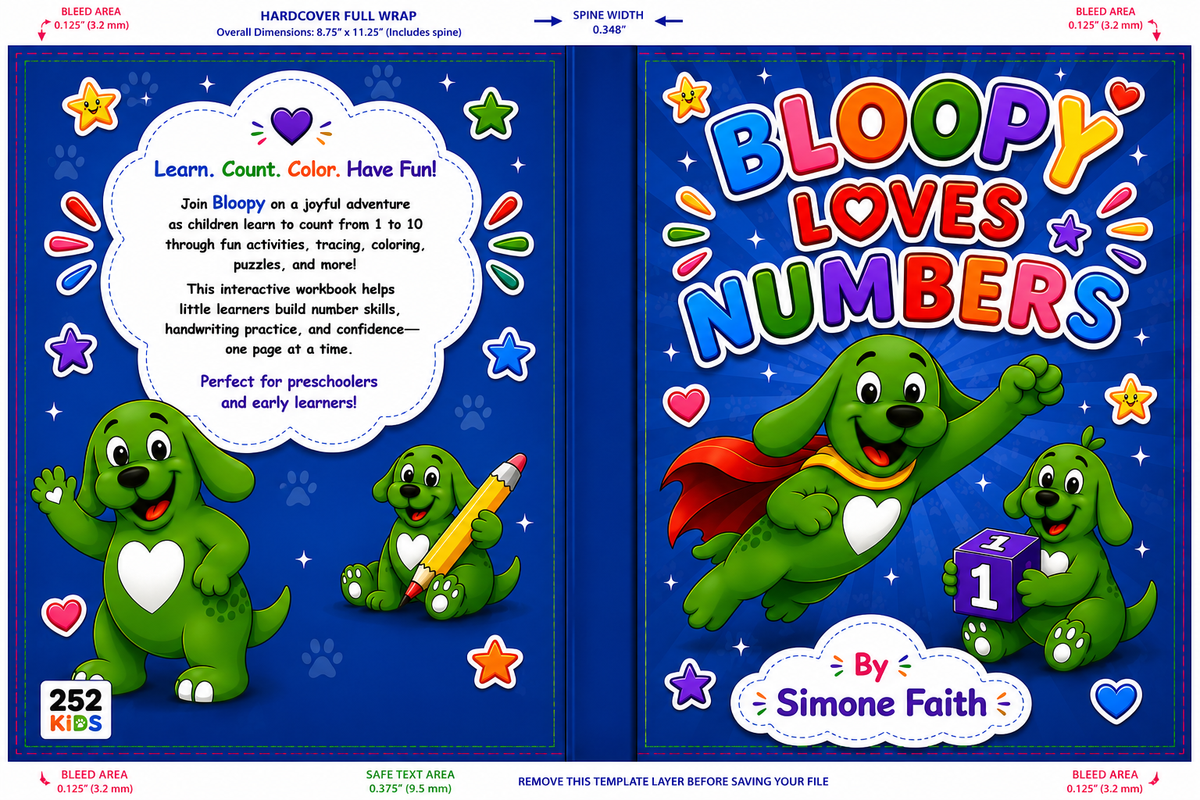 Bloopy Loves Numbers book cover